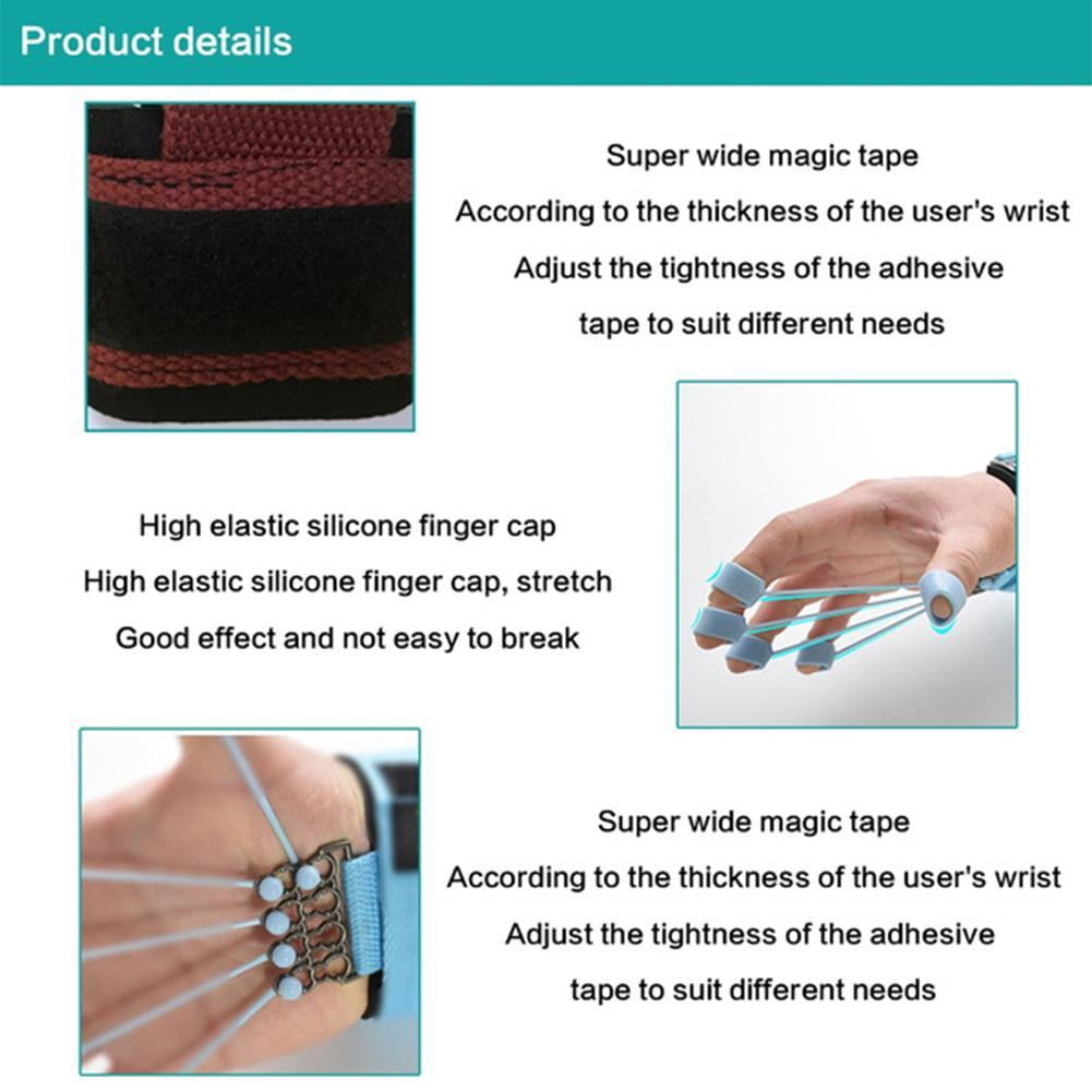 Finger Gripper Strength Trainer Hand Yoga Resistance Finger Training Device F9Q8