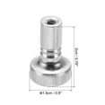 thumbnail image 2 of Reemplazo de Perilla de Interruptor de Lámpara Uxcell, 6Pcs Metal On/Off Luz Lámpara, Tono Plateado, 2 of 5
