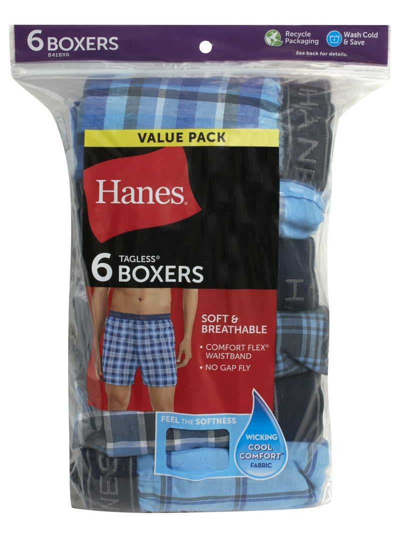 Hanes Heren slip (Pack van 6), Verschillende 2, L