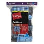 Underwear Boxers Pack, Moisture-Wicking Boxers, Everyday Underwear, Multipacks Available, 6 Pack