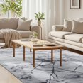 thumbnail image 2 of GUUCHA 5'x8'Abstract Rug Living Room Area Rug Soft Carpet for Bedroom,Gray/Silver, 2 of 7