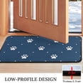 thumbnail image 3 of Paw Print Door Rugs,Washable Non Slip Door Mats Indoor,Decorative Door Mats,Entry Mat Indoor for Entrance,Bedroom,Kitchen,Bathroom,30"x17", 3 of 6