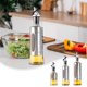 thumbnail image 1 of Bote dispensador de aceite de acero inoxidable con báscula - botella de aceite de cocina de 200 ml/300 ml/500 ml para cocina • Bico automático • Vidrio y acero, 1 of 6