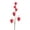 Red, variant on Kbndieu Artificial Spring Summer Flowers for Decoration, Pink Physalis Floral Arrangements Silk Faux Flowers, Real Touch Fake Flowers for Vase Table Centerpieces Wedding Party Decor