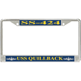 thumbnail image 1 of USS Quillback SS-424 License Plate Frame, 1 of 1