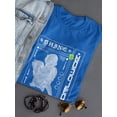thumbnail image 3 of Cupid Techno Style T-Shirt Women -Image by Shutterstock, Female Small, 3 of 4