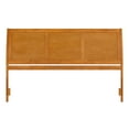 thumbnail image 4 of AFI Portland King Sleigh Solid Wood Panel Headboard, Light Toffee, 4 of 7