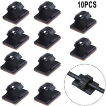 10Pcs Wire Tie Cable Clamp Clip Holder For Car Dash Cam Organizer