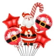 thumbnail image 3 of Globos de aluminio para Navidad, muñecos de nieve de pie, Papá Noel, árboles de Navidad, globos de película de aluminio, suministros para fiestas, decoración, 3 of 4
