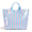 Blue Pink Stripe, variant on PVC Tote Bag for Women,Plastic Tote Bags for Shopping,Travel,Work,Classic Woman Handbags with Inner Pocket,Eco-Friendly Gift Bag for Ladies,Mom,Sister,Besties(Beige Pink Stripe)