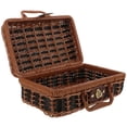 thumbnail image 5 of Retro Handwoven Storage Box with Picnic Basket Design for Creative Storage U, 5 of 5