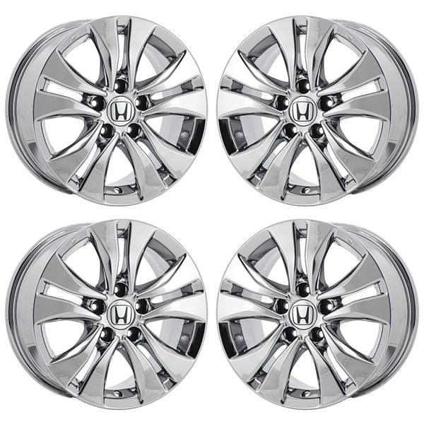 HONDA ACCORD 2013 2015 PVD BRIGHT CHROME Factory OEM Wheels Rims (Not Replicas) (W)