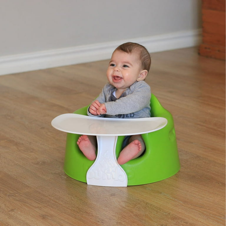 Bumbo Baby Foam Wide Floor Seat with Play Top Tray Attachment Pink