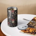 thumbnail image 3 of 20oz Coffee Tumblers Red Mushroom Frog Black Pattern Stainless Steel Vacuum Insulated Travel Tumbler Coffee Cups Mug with Lid and Straw with Cleaning Brush for Cold & Hot Drinks, 3 of 5