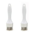 thumbnail image 1 of Stainless Steel Meat Tenderizer Needle Tool Set - 2 Pack Cooking Tenderizing Sockets for Steak, Chicken, Beef, Pork & Fish - Quick Marinade Absorption Kitchen Gadget for BBQ Grilling with, 1 of 3