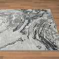 thumbnail image 7 of Luxe Weavers Modern Marble Swirl Gray 2x3 Area Rug for Hallway, Metallic Abstract Carpet, 7 of 7