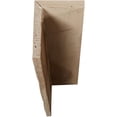 thumbnail image 3 of 4"W x 12"H x 10'L 2-Sided (L-beam) Sandblasted Endurathane Faux Wood Ceiling Beam, Whitewash, 3 of 17