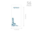 thumbnail image 5 of Koyal Wholesale Nautical Lighthouse Line Drawing Printable Wedding Paper Menu Cards for DIY Printer, 52-Pack, 5 of 5