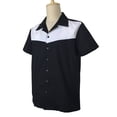 thumbnail image 2 of Nice Pattern Contrast Panel Men Shirts, 2 of 4