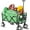 Green, variant on Arlopu Collapsible Wagon, Utility Wagon Cart with 360° Wheels and Adjustable Handle for Shopping, Camping, Sports, Outdoor, Beach
