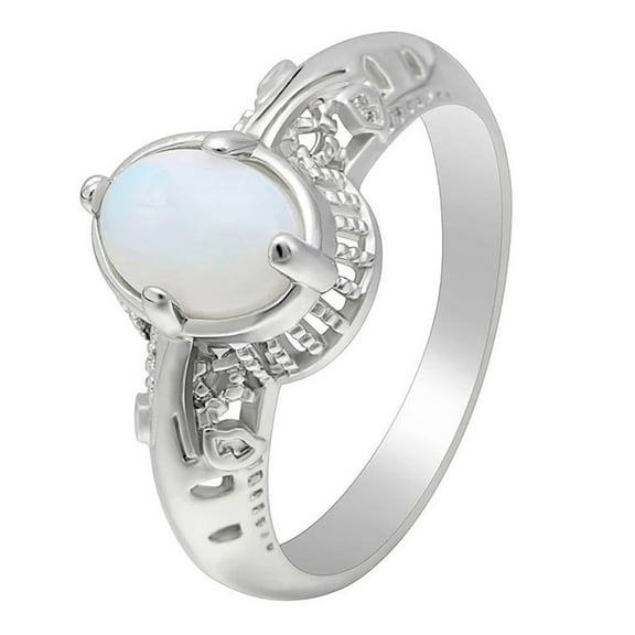 Luisa Statement Ring Created Fire Opal Womens Ginger Lyne Collection