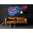 thumbnail image 2 of Glowneon Live Music Studio Neon Signs, Studio, Coffee Live Music Decor, 2 of 4