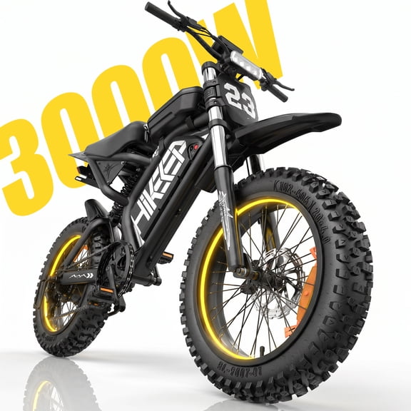 HiKeep 20" Fat Tire Electric Bike for Adults, 1500W Motor 3000W Peak, 48V 40Ah Removable Battery, UL2849 Certified Ebike, Full Suspension