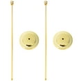 thumbnail image 1 of OULII 2Pcs Advertising Flag Pole for Flags Festivals Golden Decor, 1 of 8
