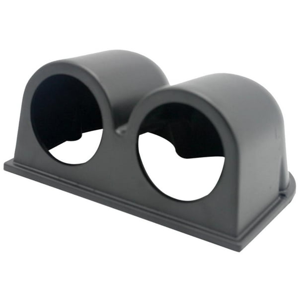 Universal 2 "52mm Funda Negra Funda de Soporte de Montaje de Motor de de Calibre de Doble Orificio Macarena Soporte de manómetro de carreras doble de 52 mm