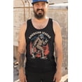 thumbnail image 4 of American Legend Bigfoot Tank Top Patriotic Funny Sasquatch Fan 4 July USA Flag Beer BBQ Tailgate Party Men's Top, 4 of 7
