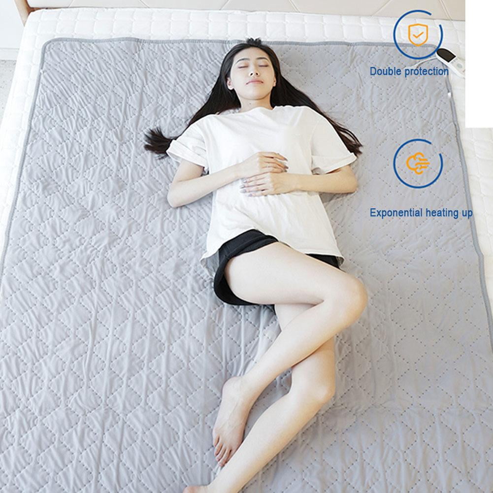 Soft 12V Electric Blanket - Thick Plush Heated Mattress With Adjustable Temperature For RVs SUVs & Cars Sleeper Accessories