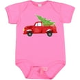 thumbnail image 3 of Inktastic Christmas Vintage Truck with Christmas Tree Boys or Girls Baby Bodysuit, 3 of 5