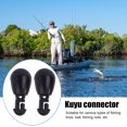 thumbnail image 4 of 25 uds pesca Bobber flotador flotante PVC espacio frijol conector accesorios al aire libre FLhrweasw Nuevo, 4 of 9