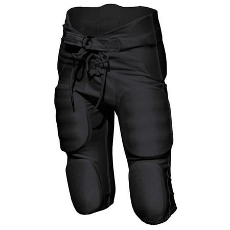 Intensity N3710Y001MED Boys Integrated Football Pant, Black - Medium