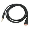 thumbnail image 1 of Cable de auriculares de Gato de Tipo C A 3.5 mm 1.2m OFC Cable Tejido parauriculares Mmx150 Con de Sonido Sin Pérdidas y KindAJE, 1 of 7
