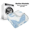 thumbnail image 5 of Yayeee Throw Blanket for Couch Soft Warm 50" x 60" Sofa Chair Bed Decoration, Blue Butterfly, 5 of 7