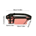thumbnail image 3 of YiJuHui 2pcs Waterproof Waist Pack for Running Hiking Outdoor Sports Fitness Hydration Belt with Bottle Holder Lightweight Adjustable Strap, 3 of 6