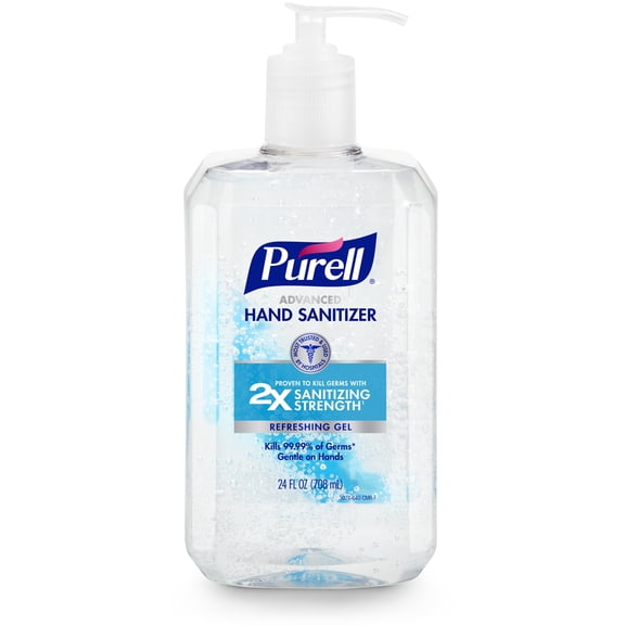 PURELL® Advanced Hand Sanitizer Refreshing Gel, 24 oz Pump Bottle (Adult)