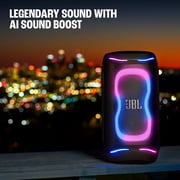 JBL PartyBox 130 - Portable party speaker with JBL legendary sound, a dynamic lightshow and a foldable ergonomic handle - White
