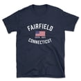 thumbnail image 1 of Fairfield Connecticut Patriot Men's Cotton T-Shirt, 1 of 1