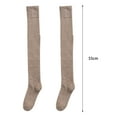 thumbnail image 6 of D-GROEE Women Cotton Knit Boot Socks Plush Solid Color Knee High Socks Stockings, Free size, 6 of 8