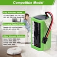 thumbnail image 3 of Batería de repuesto Cuzieey para aspiradora Eufy Robovac 14,4 V 3200 mAh, 3 of 7