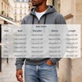 thumbnail image 3 of cllios Half Zip Hoodies for Men with Zippered Front Pocket Drawstring Long Sleeve Casual Hooded Pullover Sweatshirts, 3 of 9