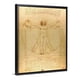 thumbnail image 4 of Hombre De Vitruvio Da Vinci Litografía Arte Original Italian, 4 of 4