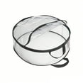 thumbnail image 2 of Goowood Christmas Wreath Storage Bag Window Organizer With Handle For Holiday Wreath (Multiple Colors) Reusable Christmas Decor Storage Container Home Textile Storage Home textile products, 2 of 9