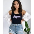 thumbnail image 4 of Cute Retro America Tank Top for Women & Teens Vintage 4th of July Tee Black Tank Top Medium, 4 of 4
