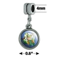 thumbnail image 4 of Tree Frog Selfie Picture Rainforest Italian European Style Bracelet Charm Bead, 4 of 5