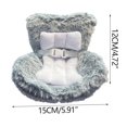 thumbnail image 7 of Doll Car Seat for 17cm Dolls with Safety Seat Air Vent Clip and Desktop Stand, Cute and Functional Car seat for Doll Fans, Collectors Set-C Gray, 7 of 7