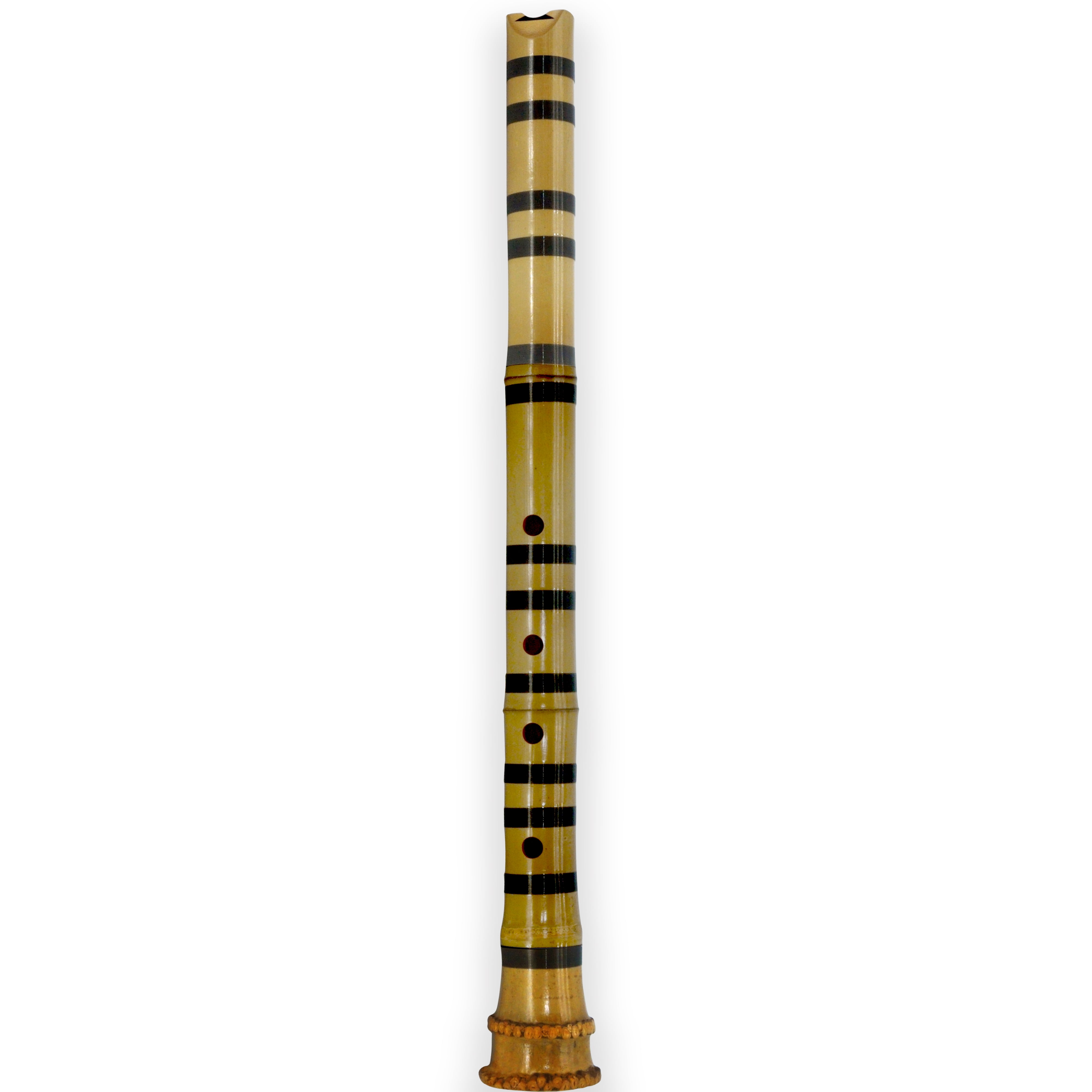 Japanese Zen Shakuhachi Pentatonic end-blown flute with natura bell root. KINKO-ryu  1.8 feet .professional quality , play all ocataves. Good for seasoned flautist, good for any level player.
