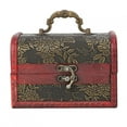 thumbnail image 2 of Joyero cuadrado vintage Jadeshay Madera Uva dorada A, 2 of 8